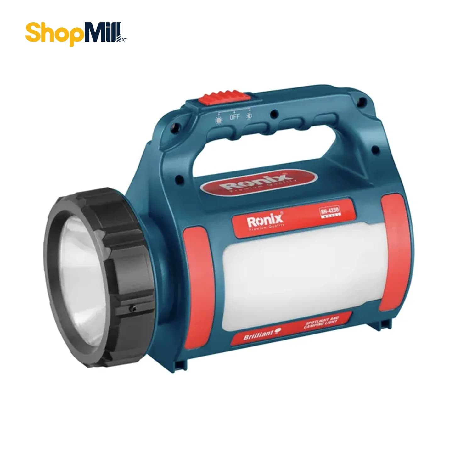 نورافکن BRILIANT رونیکس مدل RH-4230 (باتری سامسونگ)