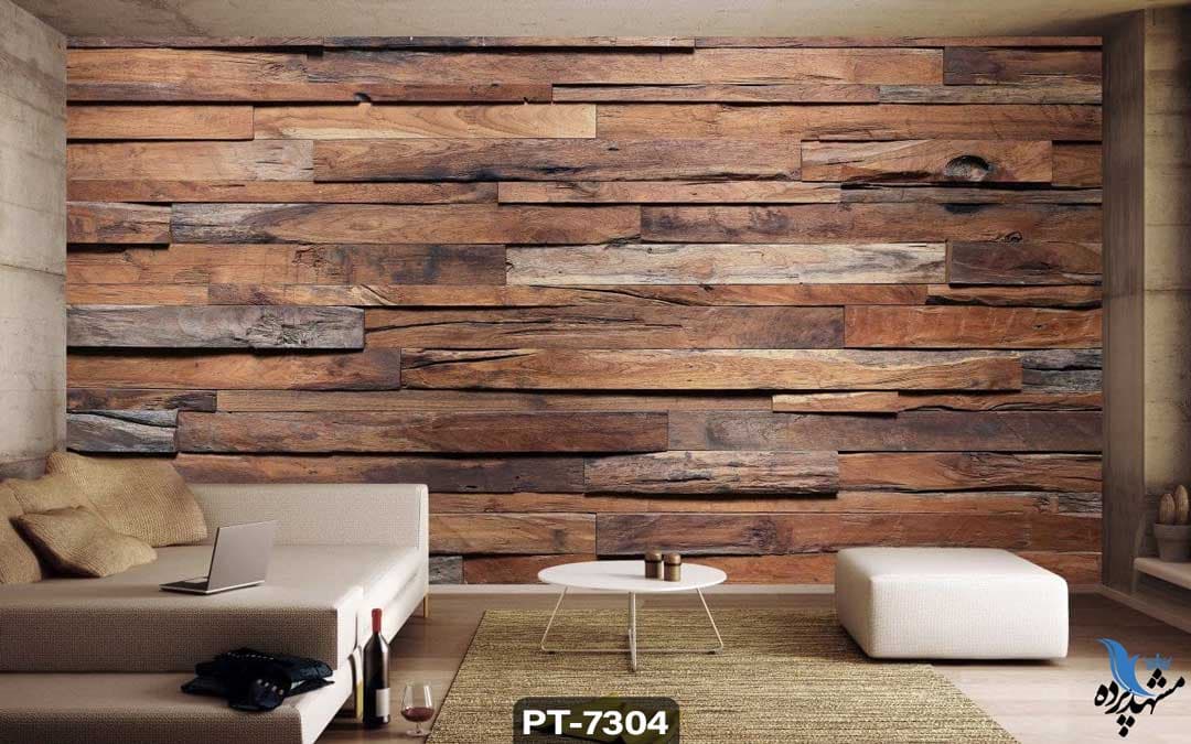 پوستر دیواری طرح چوب کد PT7304