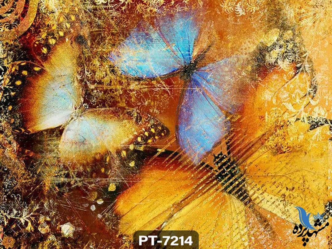 پوستر دیواری طرح پروانه کد PT7214