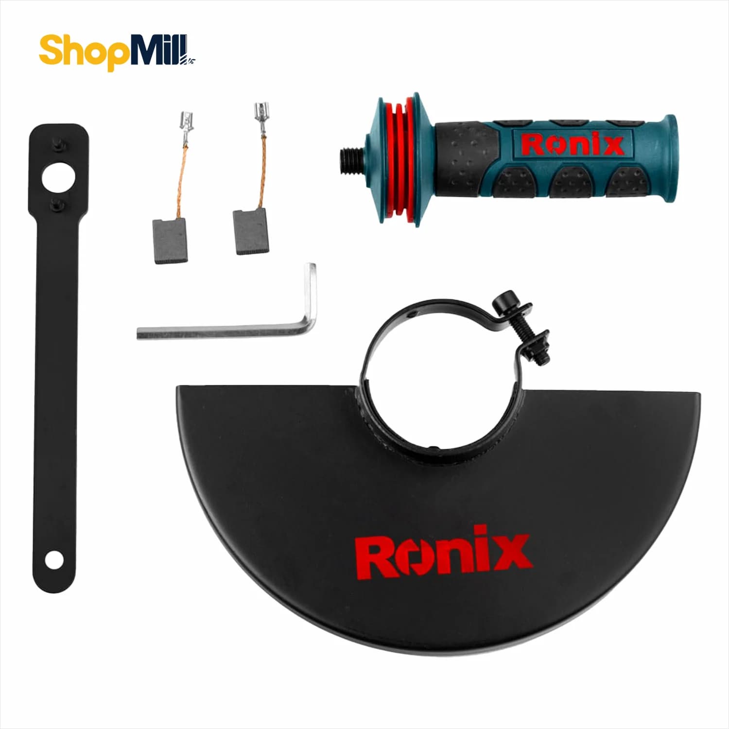 فرز سنگ بری 230 میلی متری 2400 وات رونیکس (Ronix) مدل 3241 — تصویر ۷