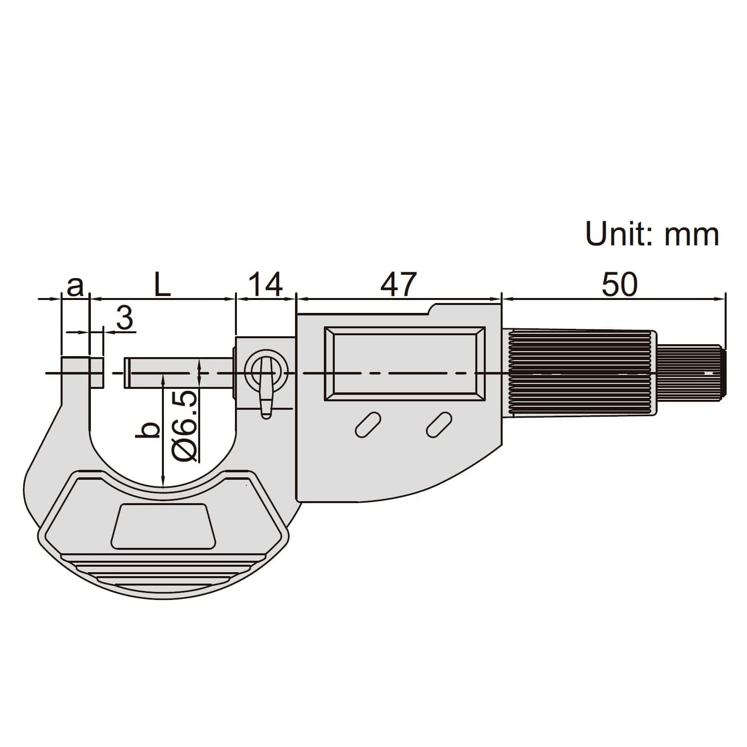 میکرومتر دیجیتال اینسایز (Insize) 175-150 میلی متر خارج سنج مدل 175-3109 — تصویر ۲