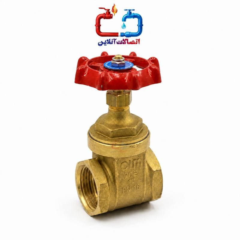 شیر فلکه کشویی 3 اینچ سیم ایتالیا PN16 — تصویر ۲