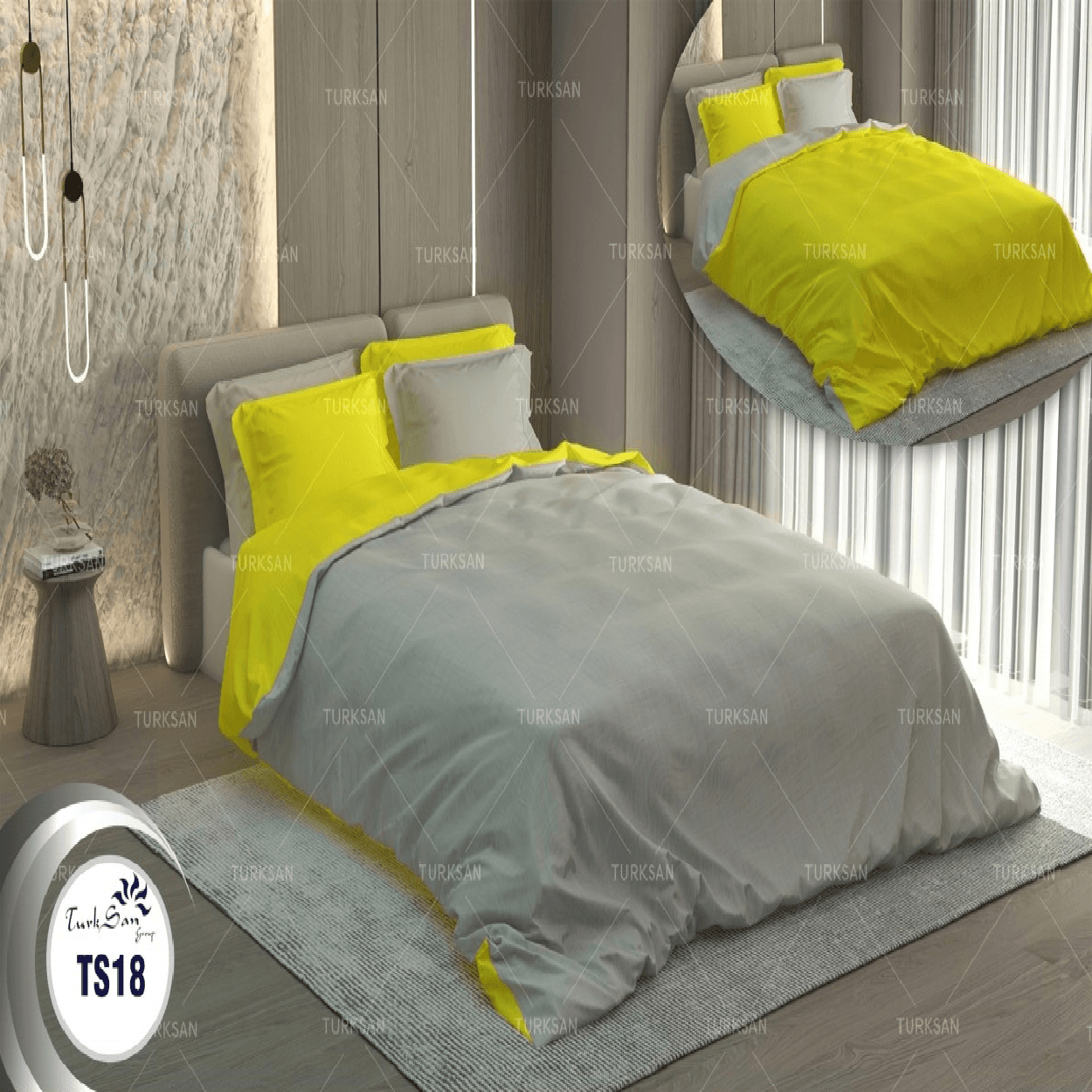 سرویس روتختی ترکسان دونفره دو رو کد ts-18 — تصویر ۲