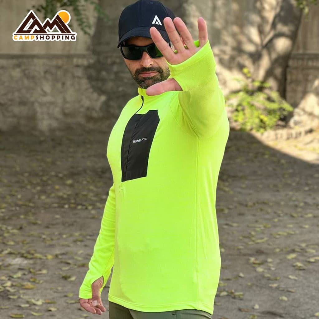 بلوز مردانه نیم زیپ هیمالیا کد 310497 — تصویر ۳