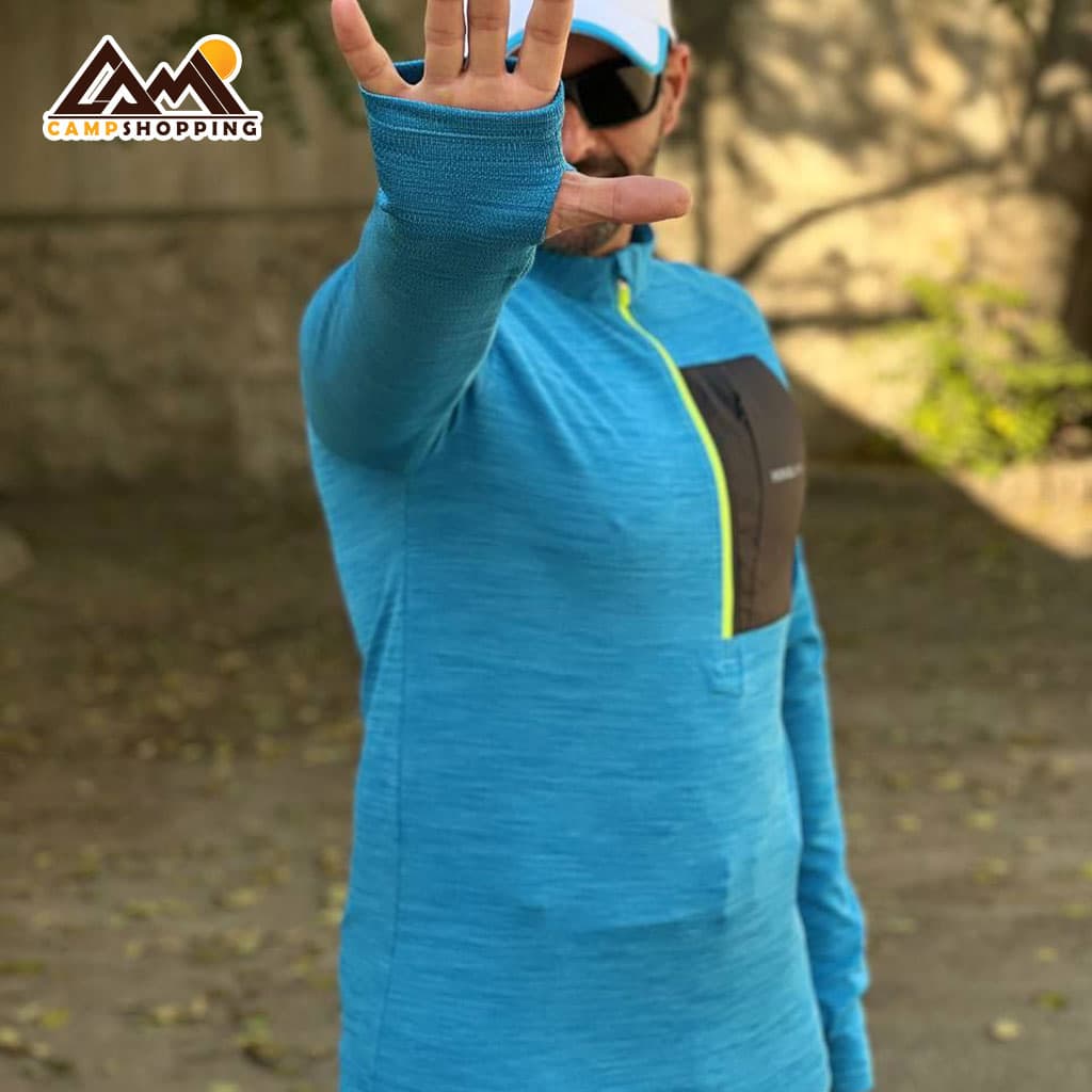 بلوز مردانه نیم زیپ هیمالیا کد 310497 — تصویر ۵