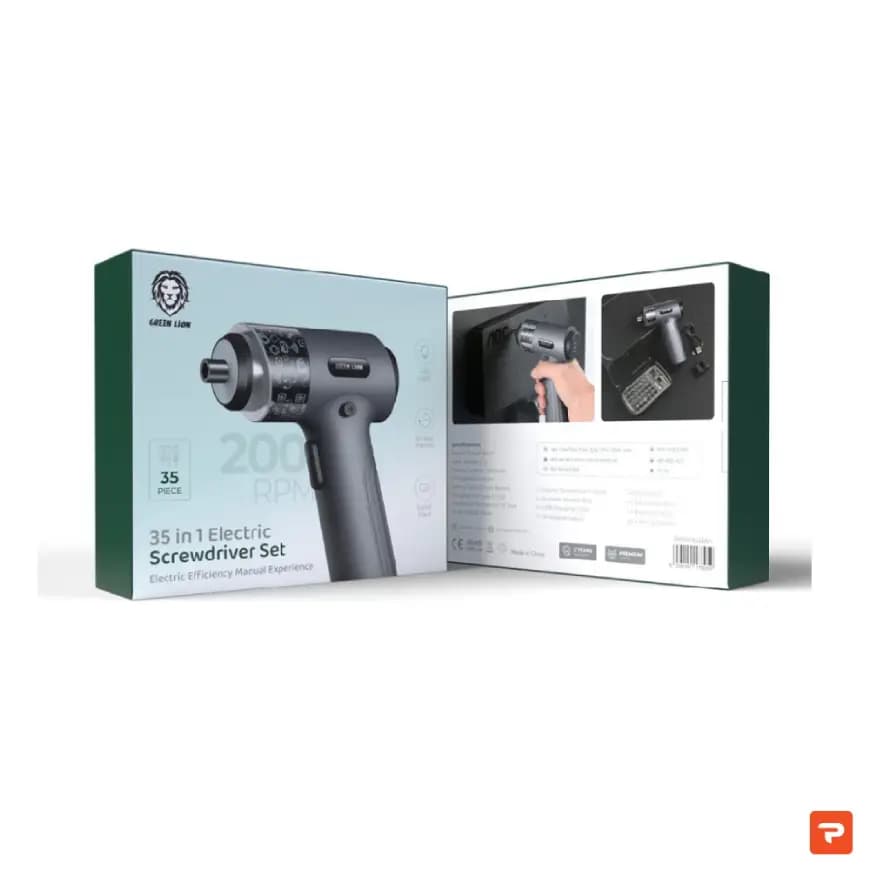 کیت پیچ گوشتی شارژی گرین لاین مدل GN35IN1ELSDGY — تصویر ۷