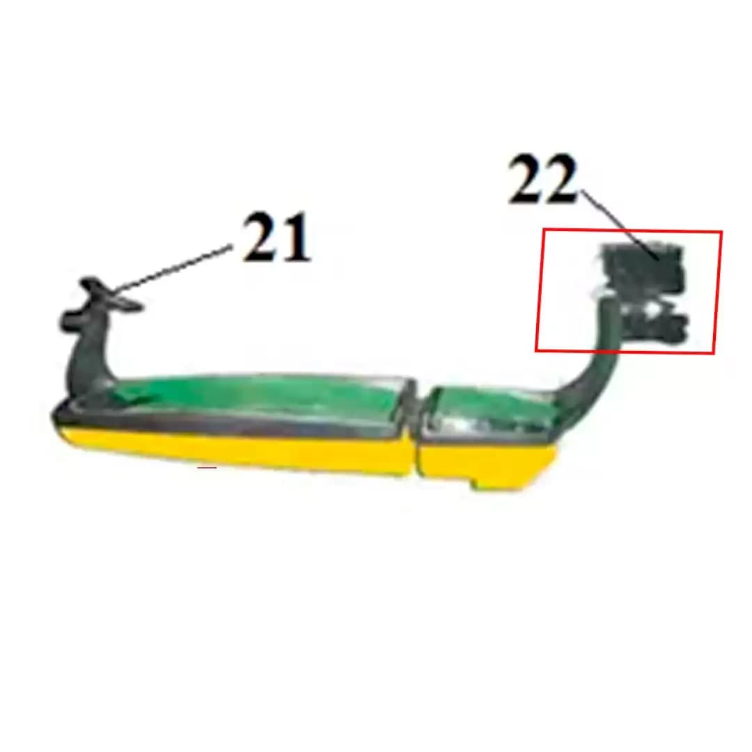 درپوش آينه راست کد 7313922.2 کامیون M264 M2631