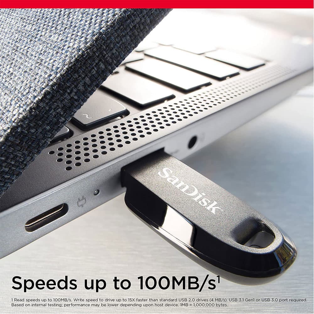 فلش 32 گیگ سن دیسک Sandisk Ultra Curve USB3.2 — تصویر ۷