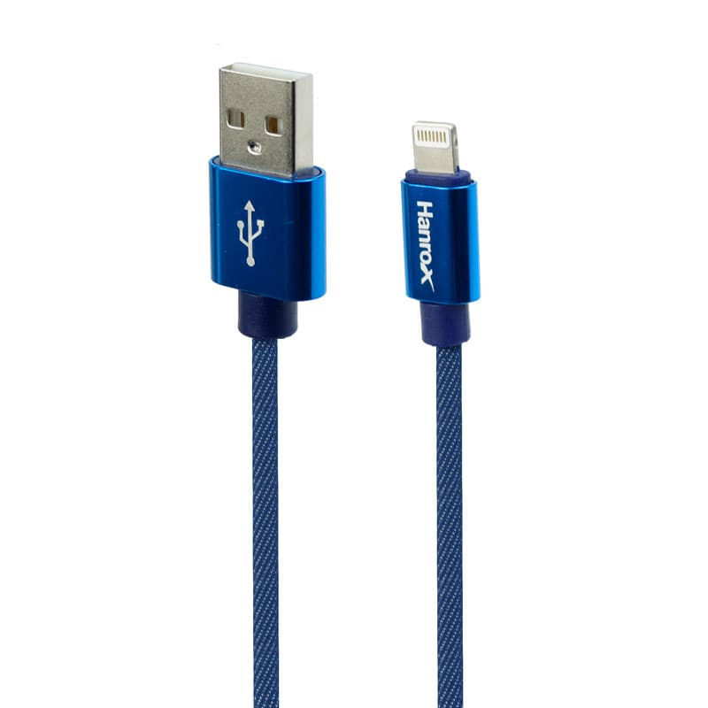 کابل آیفون فست شارژ Hanrox C80 3A 1m — تصویر ۲