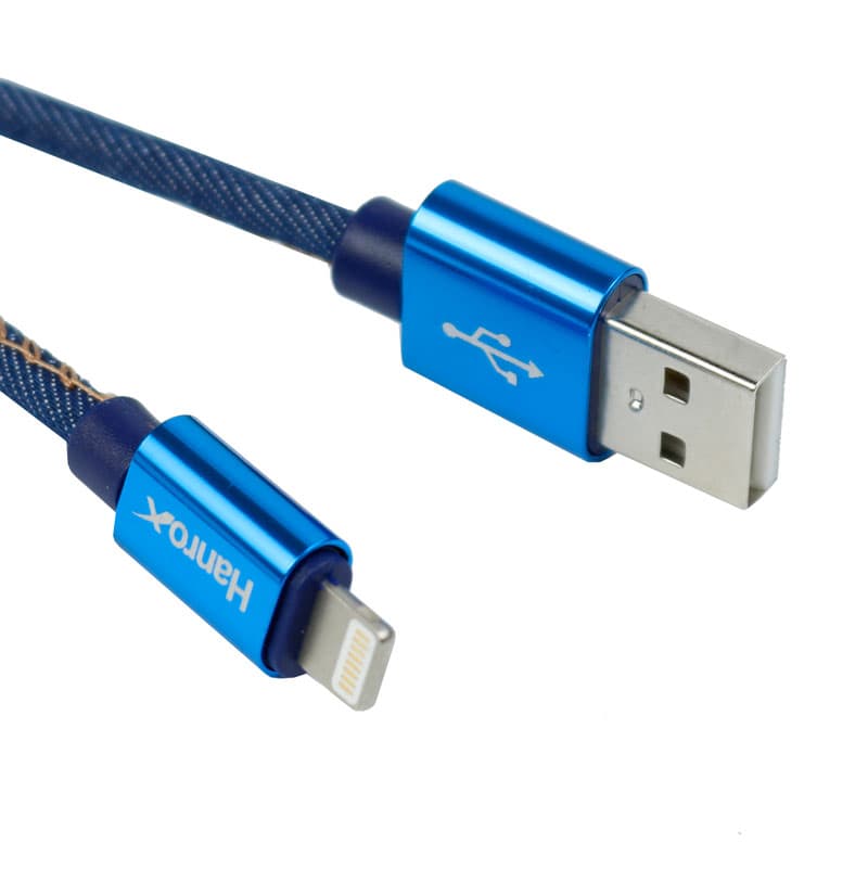 کابل آیفون فست شارژ Hanrox C80 3A 1m — تصویر ۴