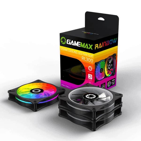 فن 3 تایی کیس گیم مکس GameMax RL300 — تصویر ۴