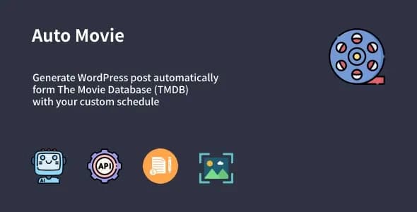دانلود افزونه وردپرس دیتابیس معرفی فیلم Auto Movie