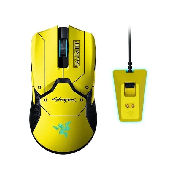 موس بی سیم گیمینگ ریزر Razer Viper Ultimate &amp & dockcyberpunk