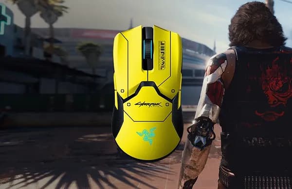 موس بی سیم گیمینگ ریزر Razer Viper Ultimate &amp & dockcyberpunk — تصویر ۴
