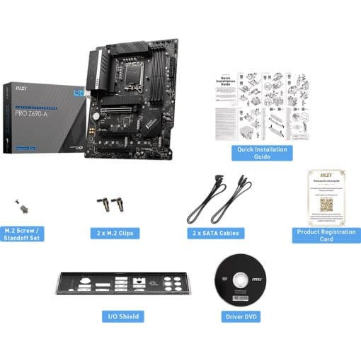 مادربرد ام اس آی MSI PRO Z690-A DDR5 — تصویر ۳
