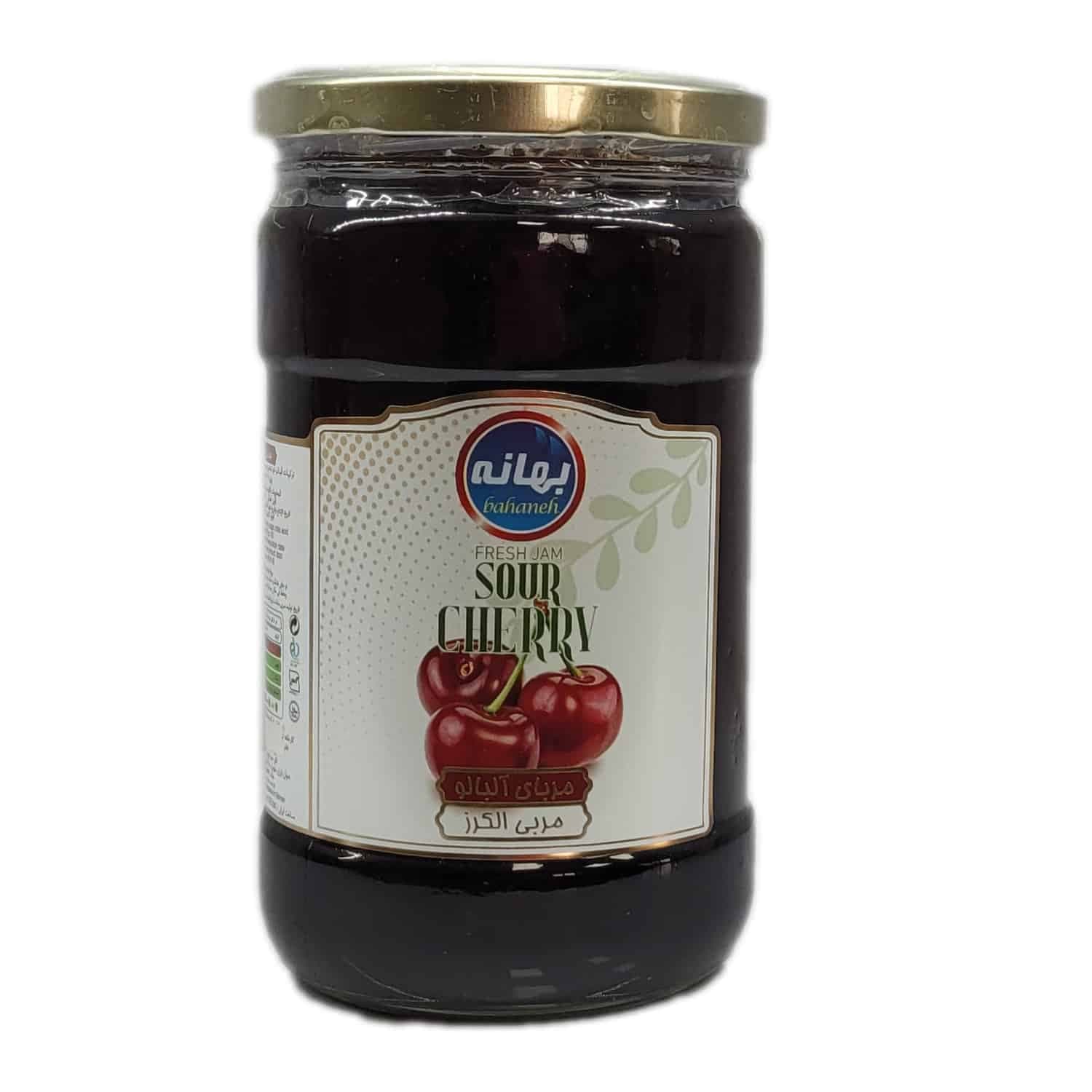 مربا آلبالو 800 گرم شیشه ای بهانه