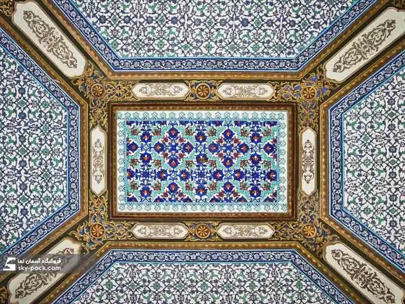 آسمان مجازی طرح سقف سنتی آبی — تصویر ۲