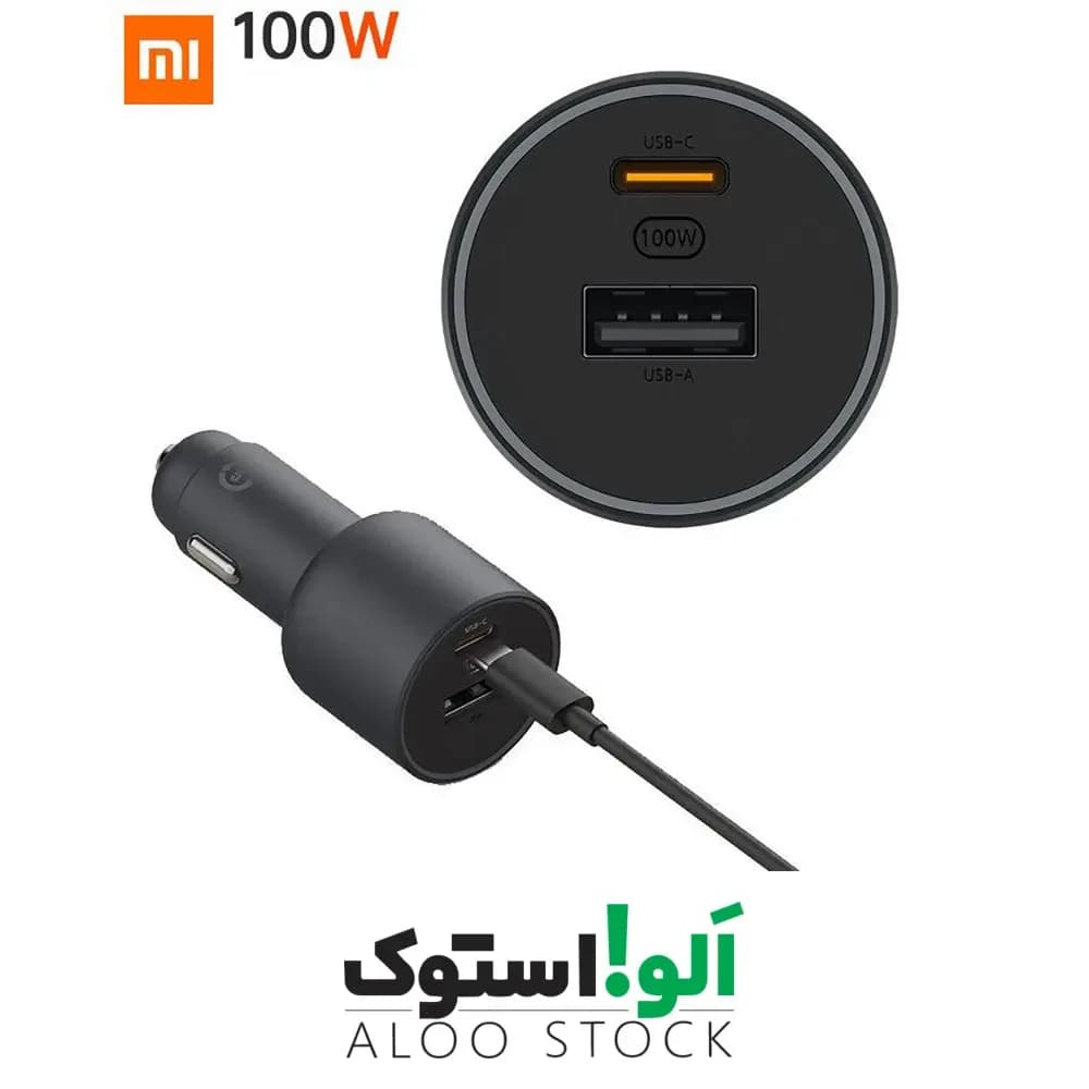 شارژر فندکی 100 وات شیائومی مدل Mi 100W Car Fast Charger 1A 1C USB-C — تصویر ۹