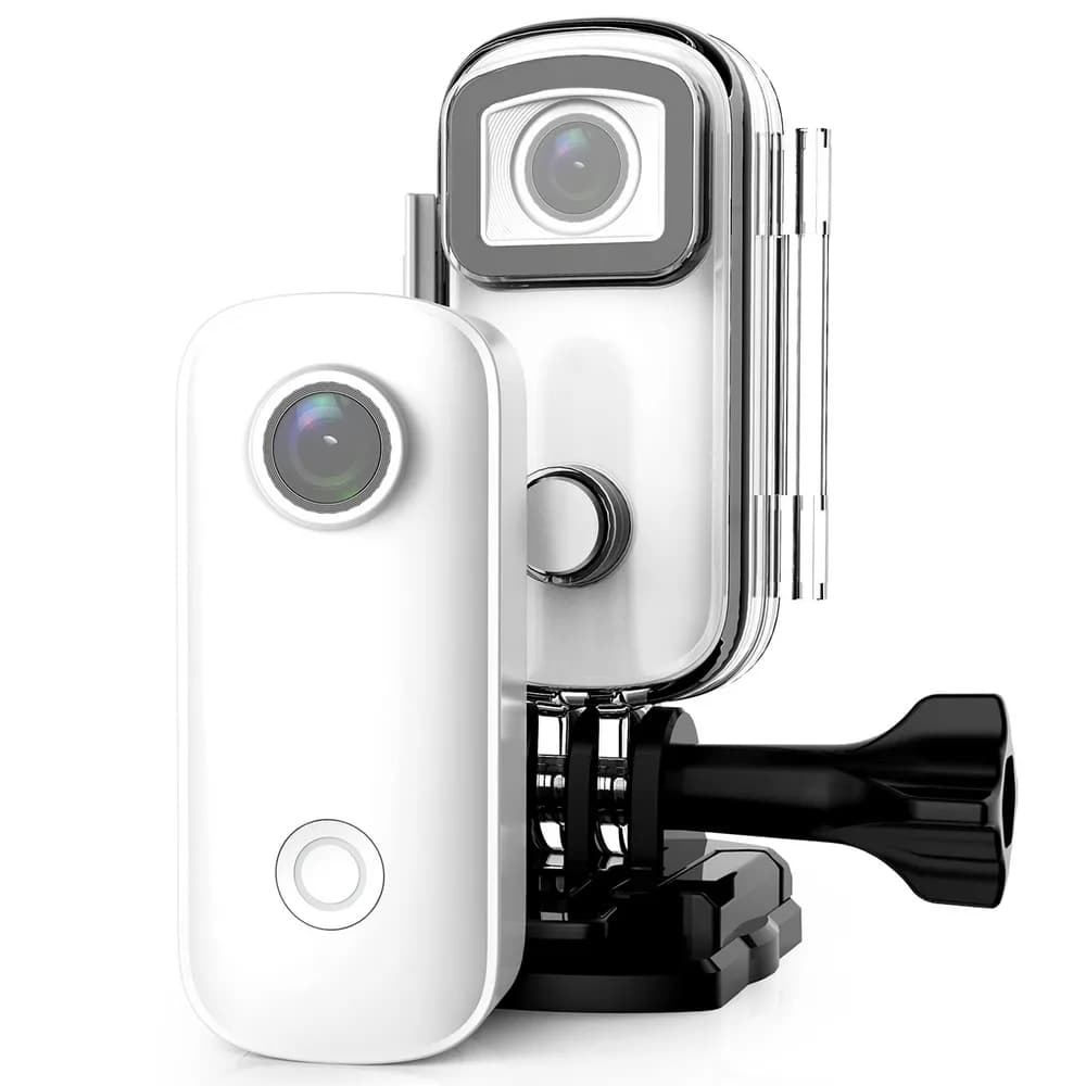 دوربین اکشن ورزشی SJCAM C100 سفید — تصویر ۲