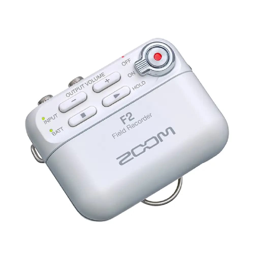 رکوردر زوم یقه ای ZOOM F2-W /white
