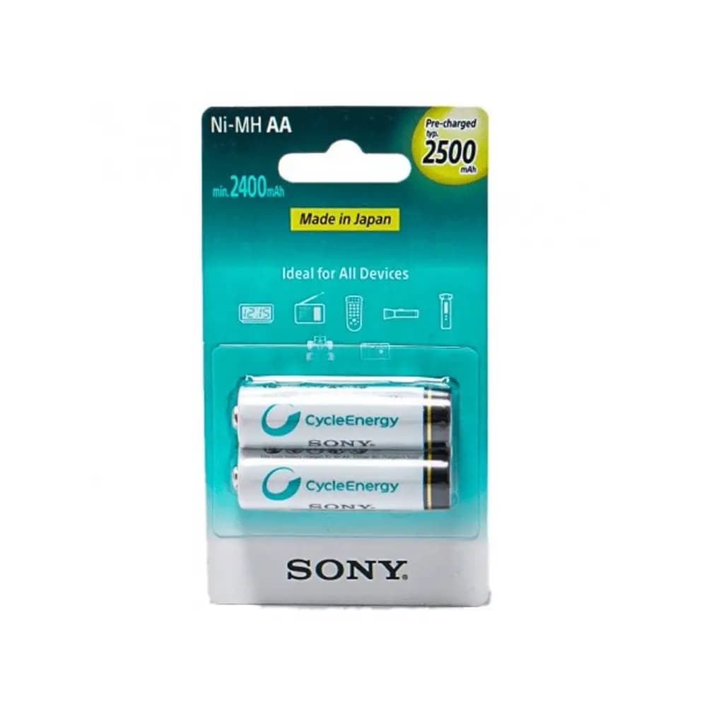 باتری قلمی شارژی سونی Sony AA 2500mah Battery