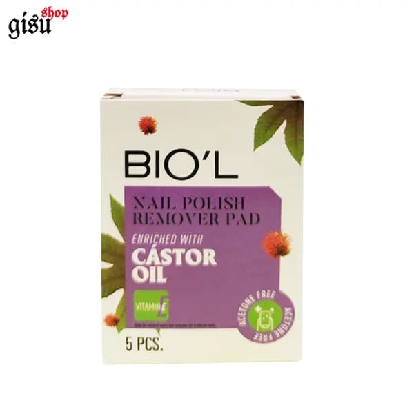 پد لاک پاک کن بیول (BIOL) بسته پنج عددی
