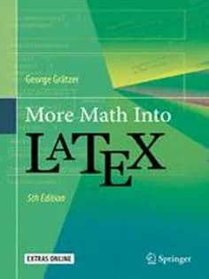 دانلود کتاب More Math Into LaTeX