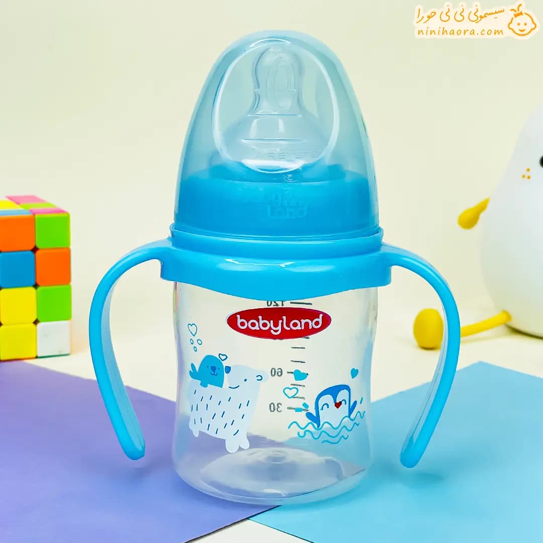 شیشه شیر کوچیک دستهدار بیبیلند کد ۴۰۸ — تصویر ۶