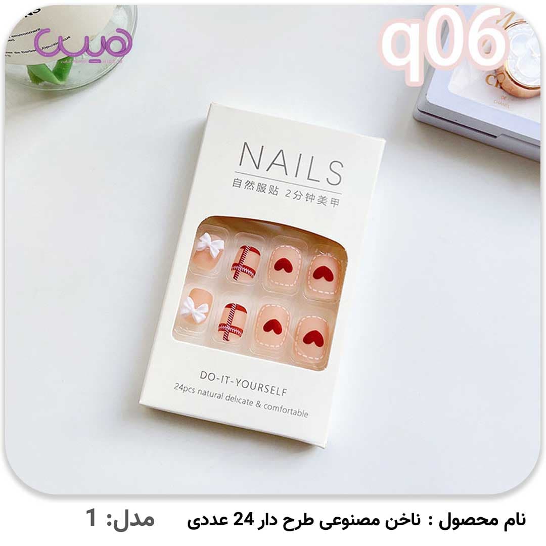 ناخن مصنوعی طرح دار(24 عددی) — تصویر ۷