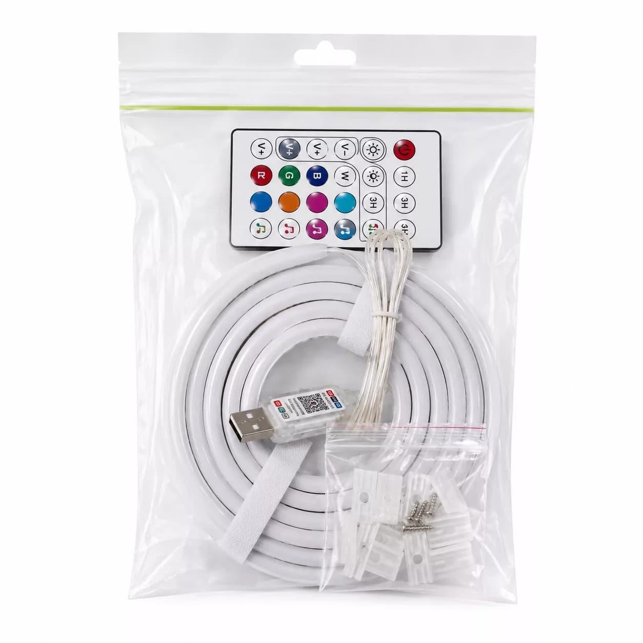 ریسه ال ای دی فلکسی مدل LED-NEON-RGB-IC طول 5 متر — تصویر ۲