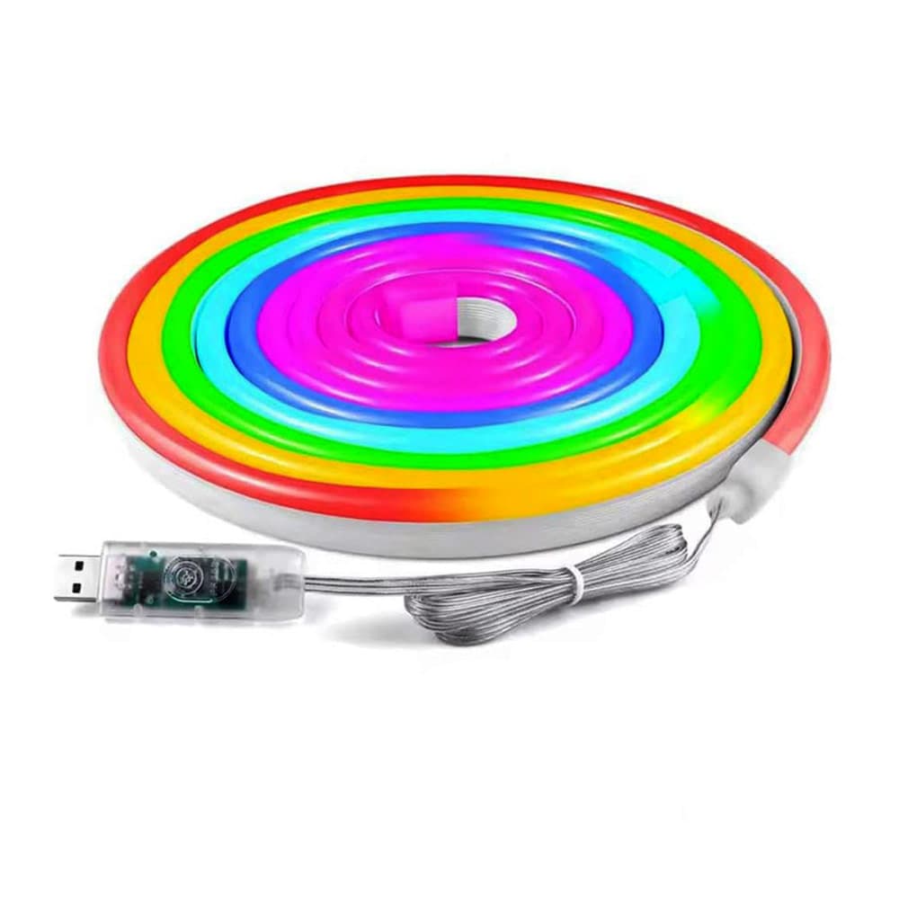 ریسه مدل نئون فلکسی RGB-IC App طول 5 متر — تصویر ۴