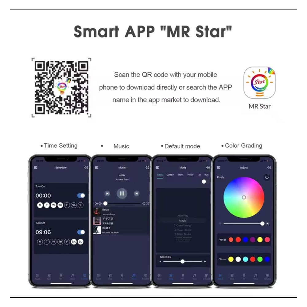 ریسه مدل نئون فلکسی RGB-IC App طول 5 متر — تصویر ۱۰