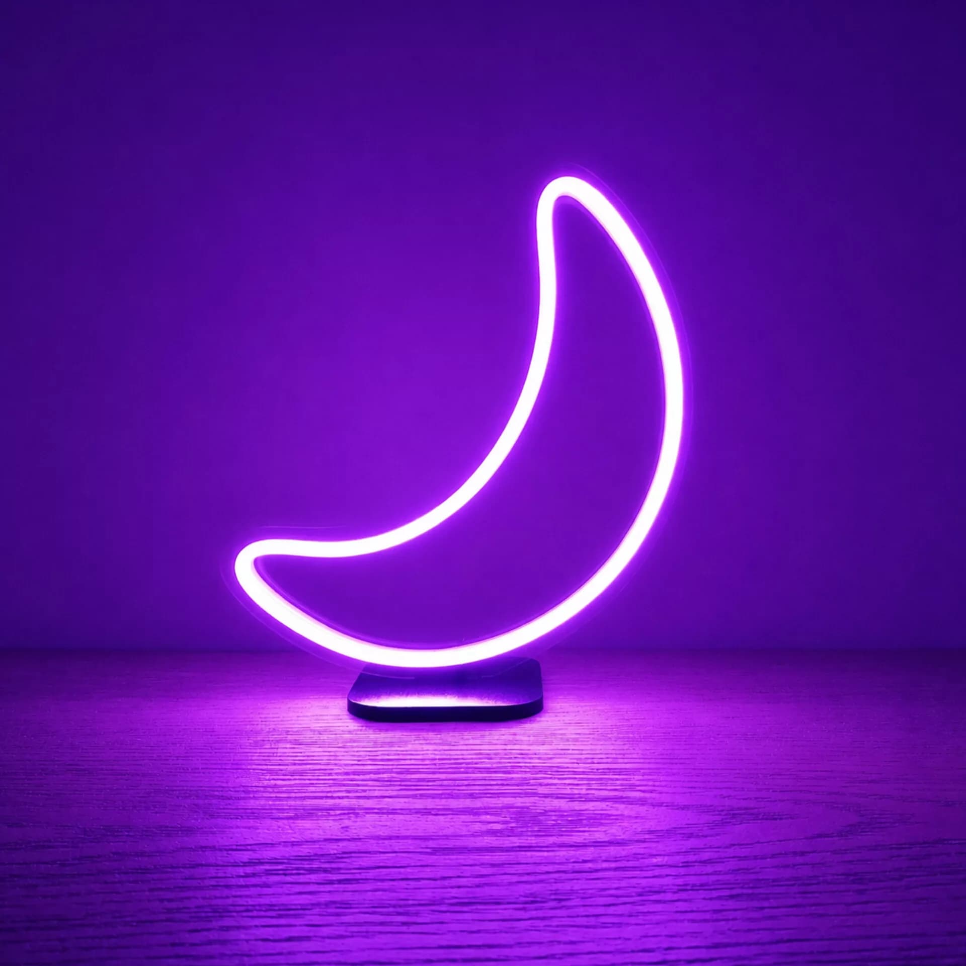 چراغ رومیزی نئونی طرح ماه کد p21
