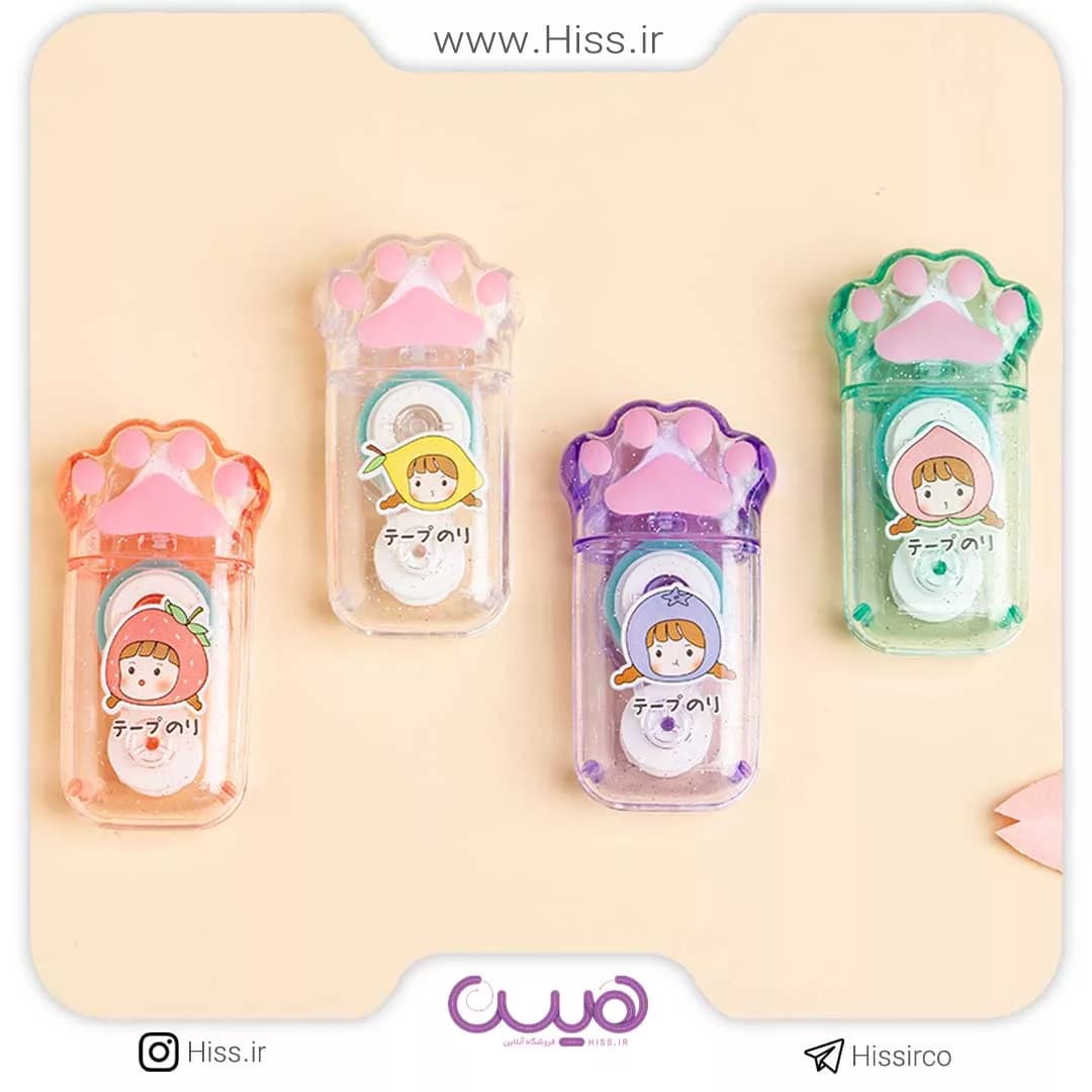چسب نواری دو طرفه TWINGO طرح دختر پنجه طلا