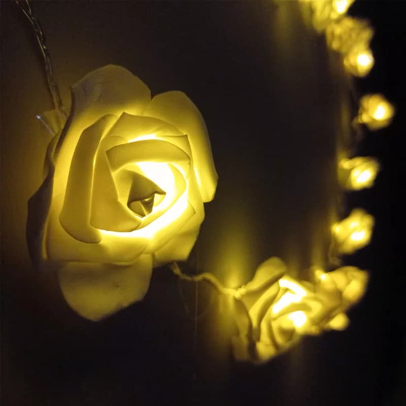 ریسه ال ای دی مدل گل رز طول 2.5 متری — تصویر ۲