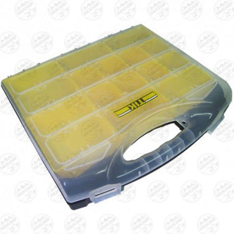جعبه ابزار (ارگانایزر) لوازم ماهیگیری ۱۴ خانه بزرگ TIK-201