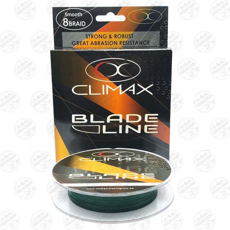 نخ براید ماهیگیری CLIMAX BladeLine X8 رنگ سبز ۱۵۰ متر سایز ۰/۱۶