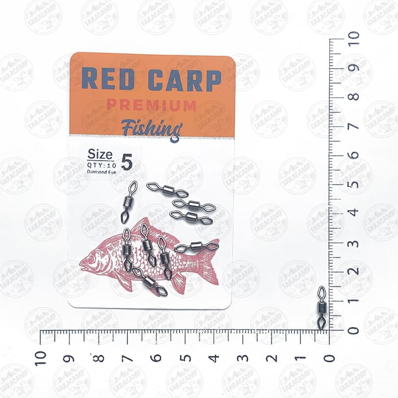 دوراهی RedCarp Diamond بسته ۱۰ عددی سایز ۵