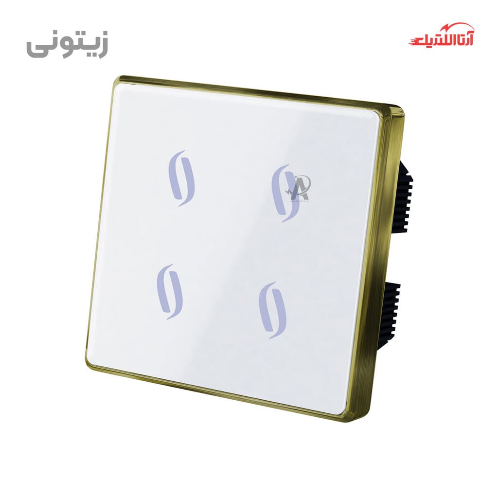 کلید لمسی هوشمند چهار پل دایرکت کانتکت مایا سری فلونا مدل MI4EF21 — تصویر ۴