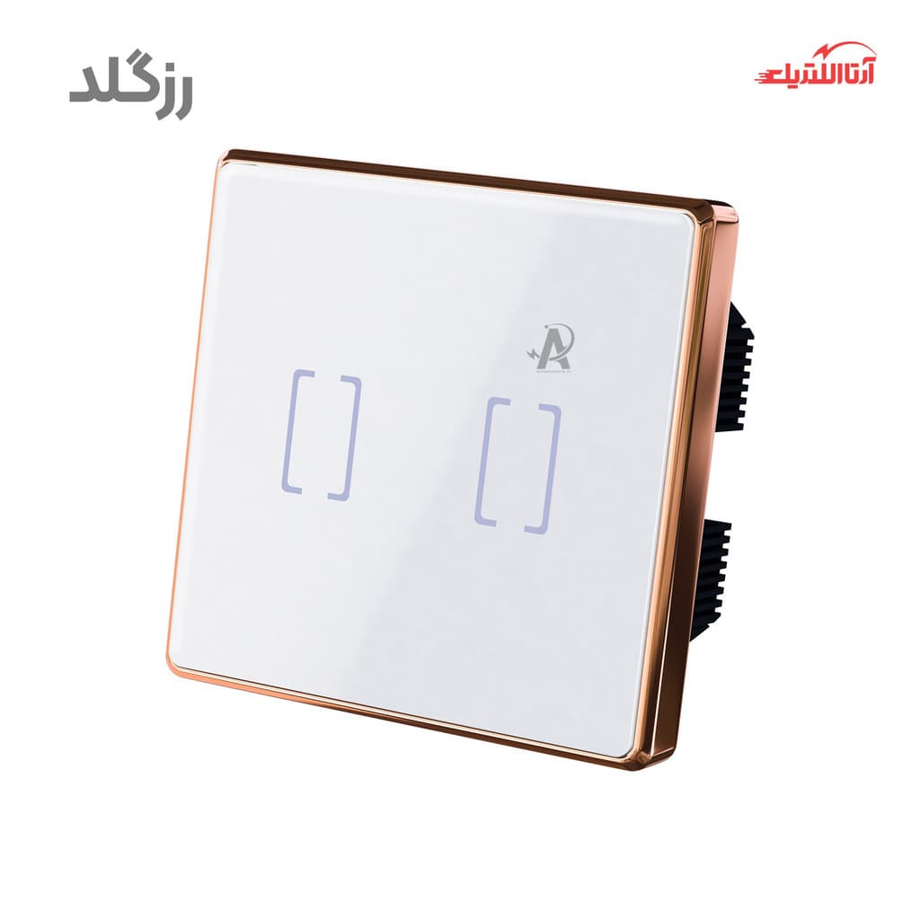 کلید لمسی دو پل مایا سری اریس کلاسیک مدل MT2EF11 — تصویر ۳