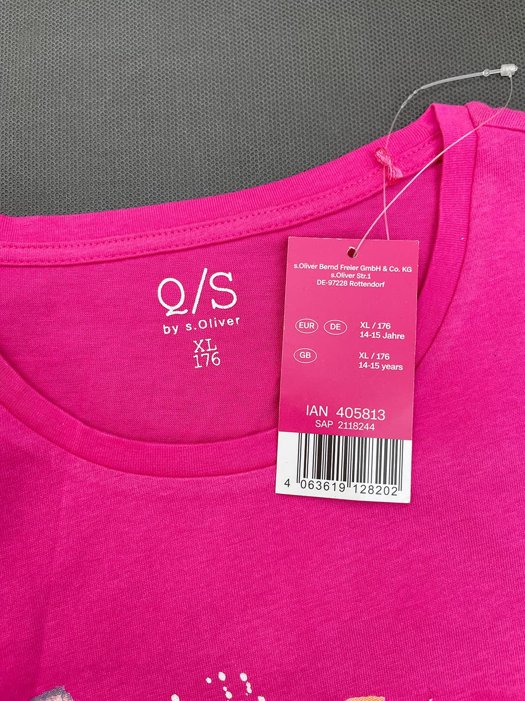 بلوز بچه گانه دخترانه صورتی برند S.Oliver کد kids1254 — تصویر ۴