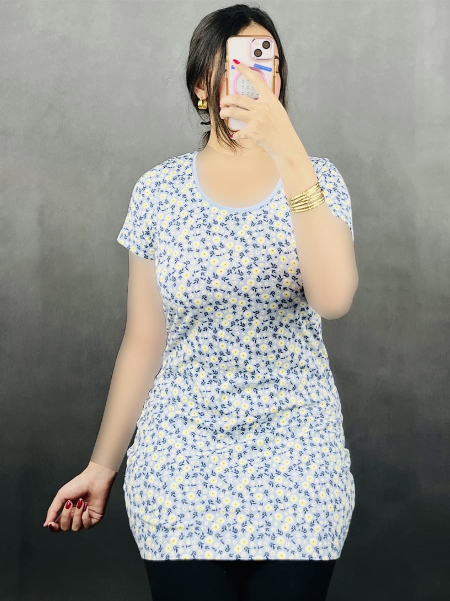 تیشرت لانگ، تونیک زنانه برند Esmara کد b3597