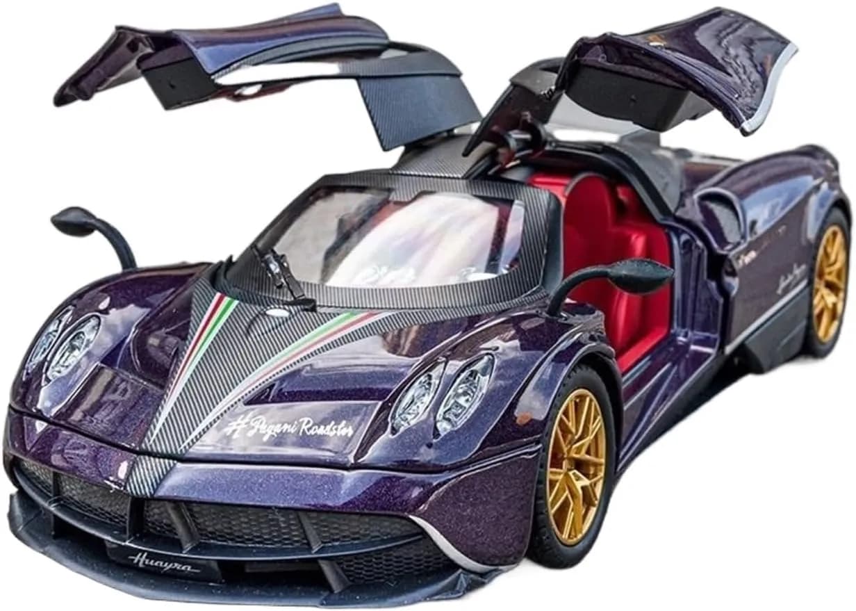 ماشین فلزی پاگانی Huayra دودزا آبی — تصویر ۲