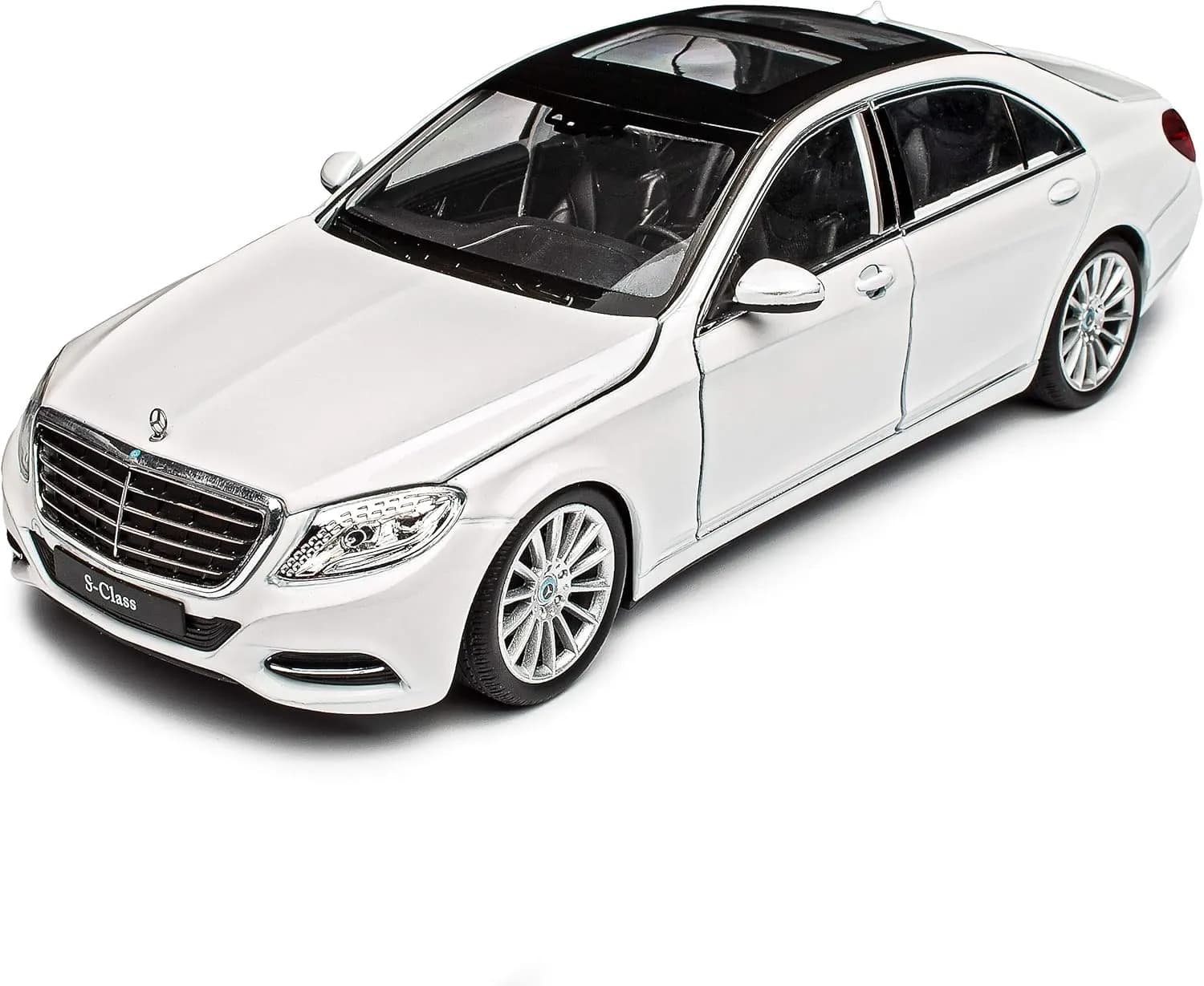 ماشین فلزی مرسدس بنز S500 سفید ویلی مدل 24051 — تصویر ۶