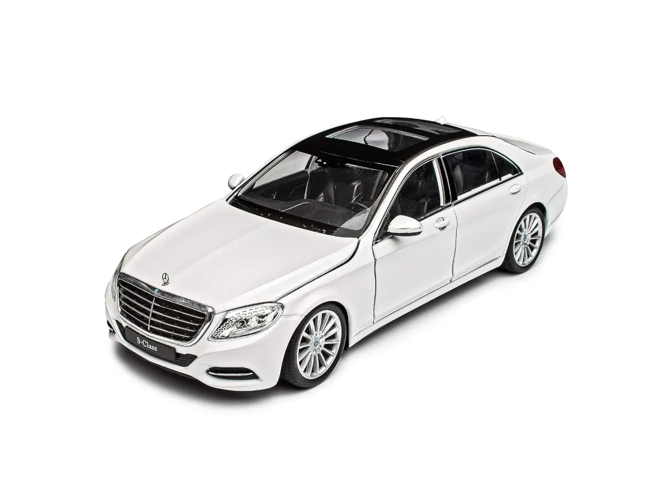 ماشین فلزی مرسدس بنز S500 سفید ویلی مدل 24051 — تصویر ۲