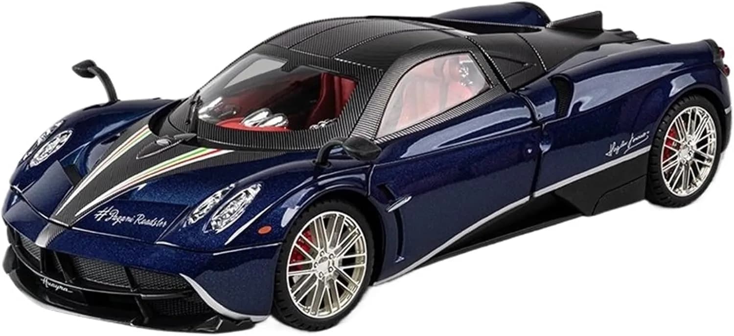 ماشین فلزی پاگانی Huayra آبی — تصویر ۵