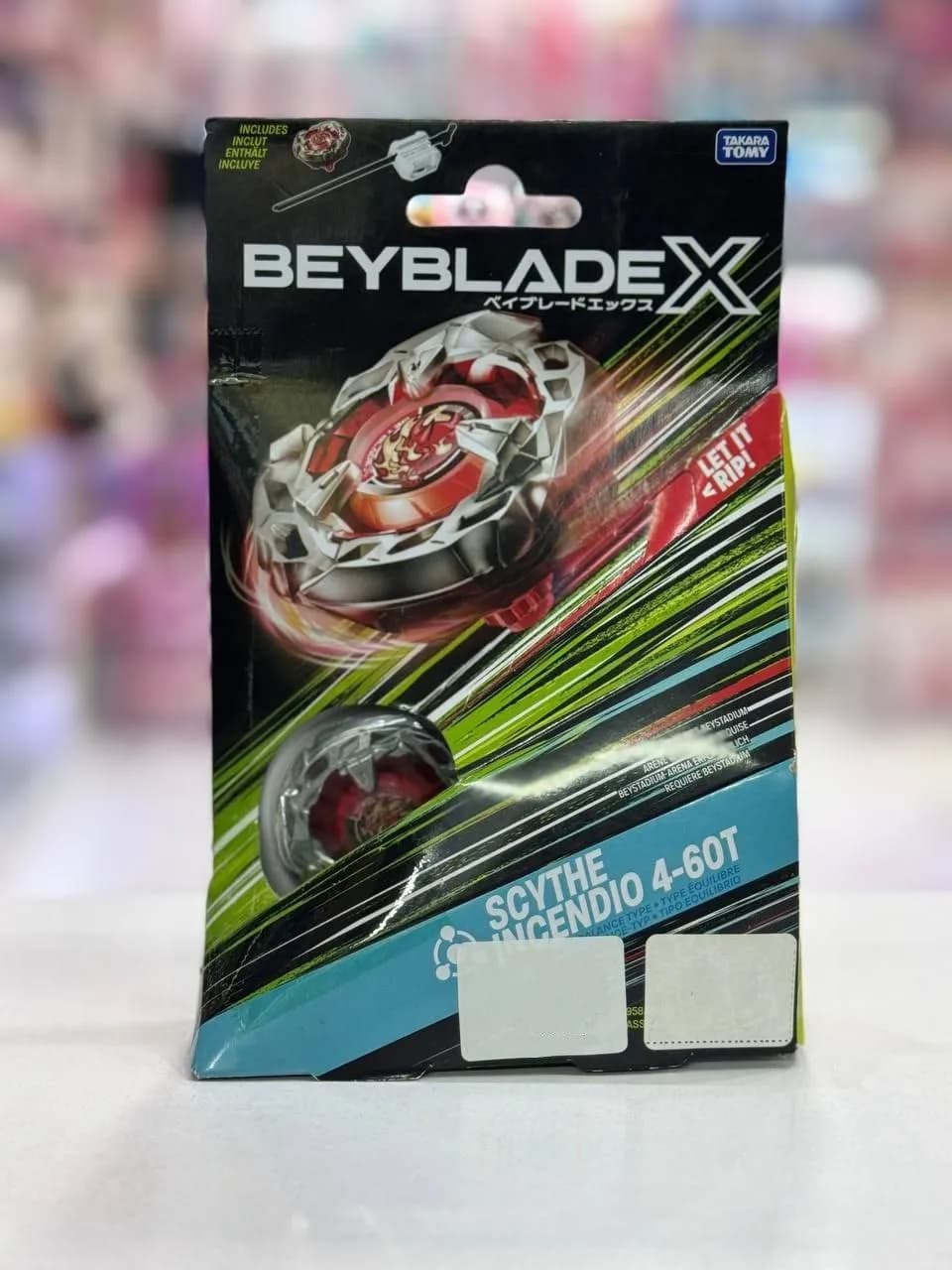 فرفره انفجاری بی‌بلید Beyblade X مدل Scythe Incendio 4-60T — تصویر ۶