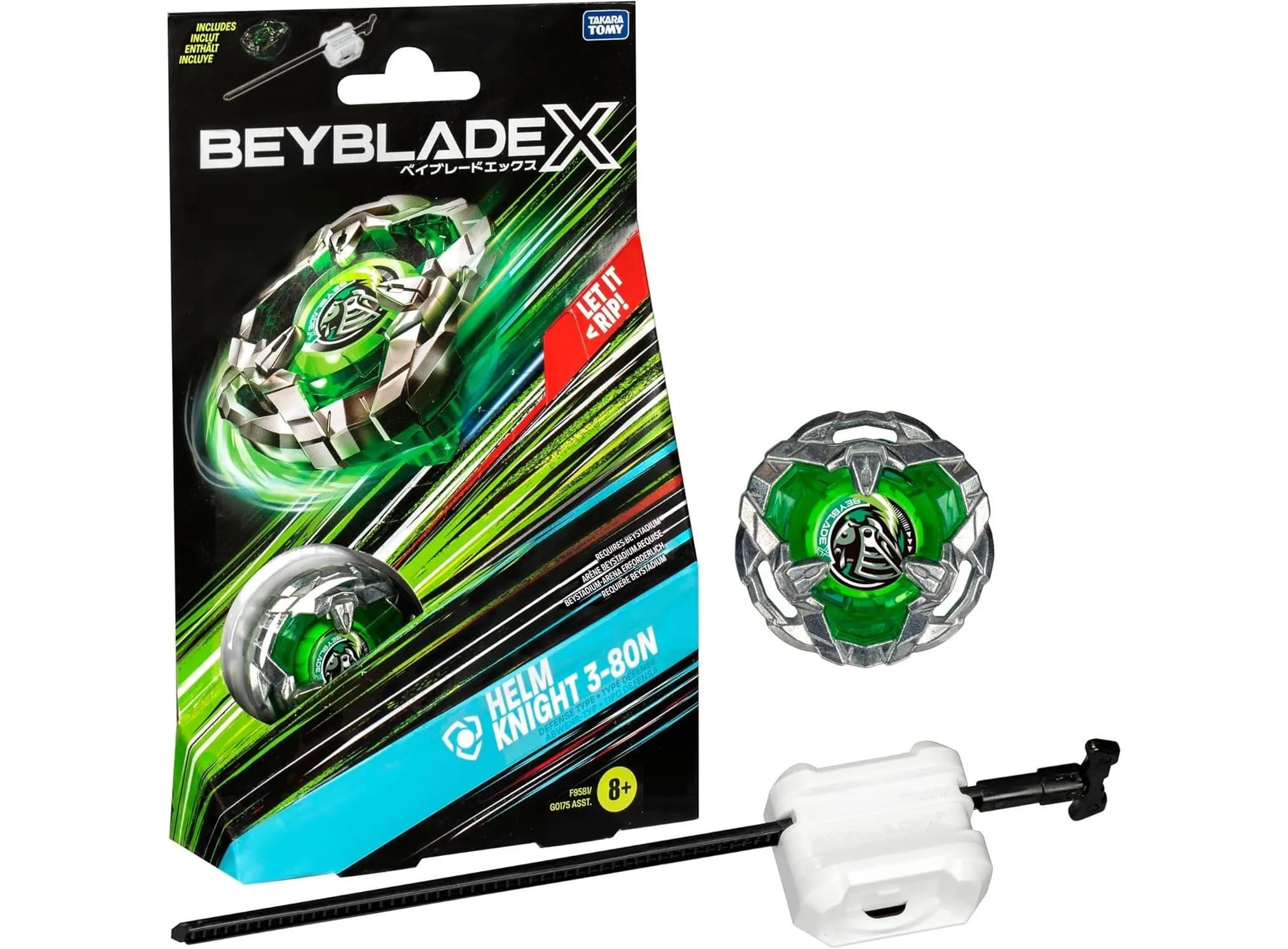 فرفره انفجاری بی‌بلید BeyBlade X مدل Helm Knight 3-80N — تصویر ۴