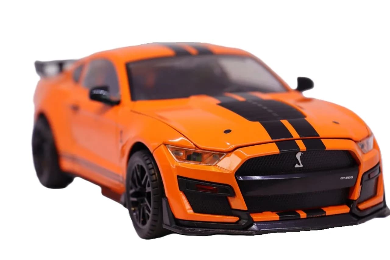 ماشین فلزی فورد موستانگ شلبی GT500 نارنجی مدل 1804 — تصویر ۷