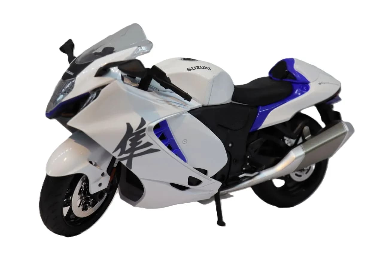 موتور فلزی سوزوکی هایابوسا GSX1300R سفید مدل M9_9A